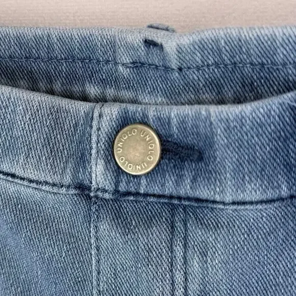 Uniqlo Ultra Stretch Denim Legging Pants Size L - Picture 3 of 7